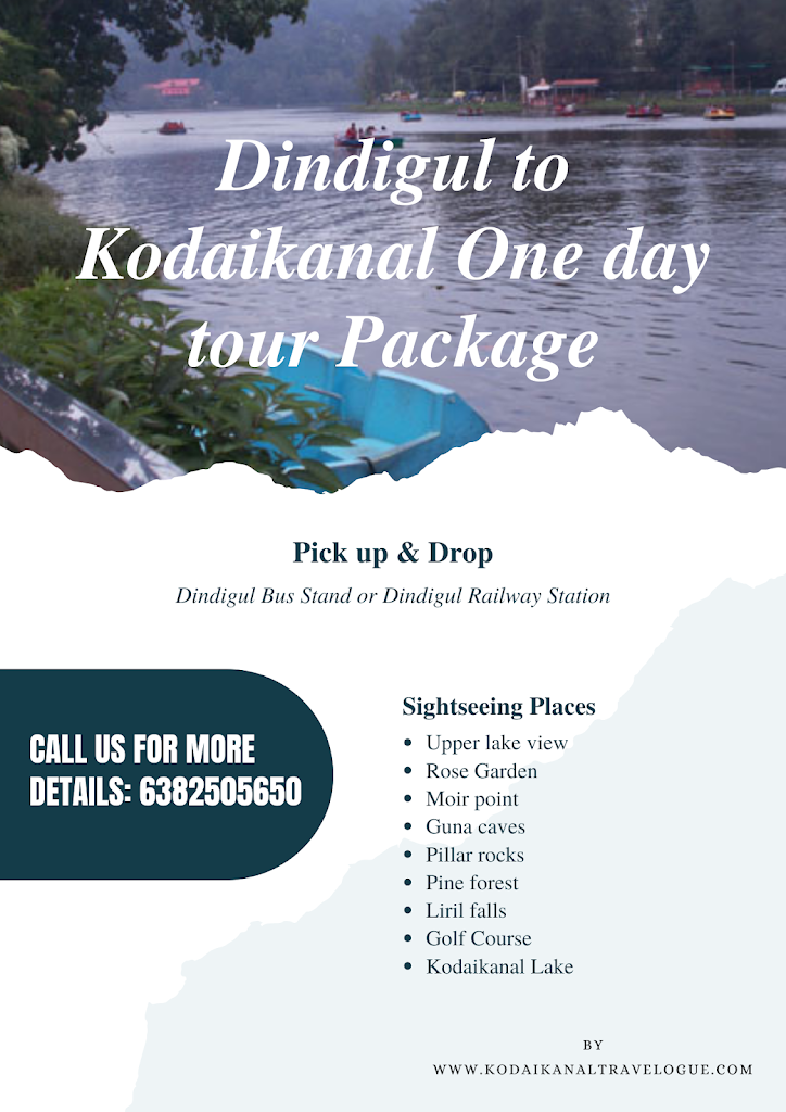 Dindigul to Kodaikanal Tour packages