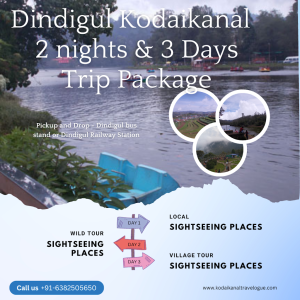 Dindigul to Kodaikanal Tour packages