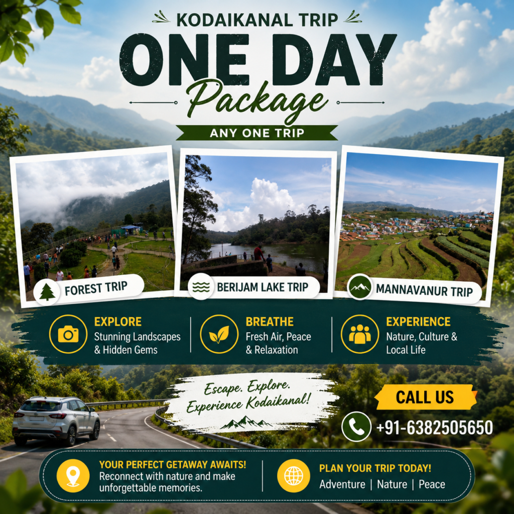 kodaikanal one day trip
