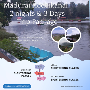Madurai to Kodaikanal Tour packages