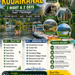 dindigul to kodaikanal 1 night 2 days tour package cab