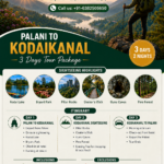palani to kodaikanal tour package for 3 days