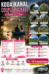 Romantic room with valley view — Kodaikanal couple package