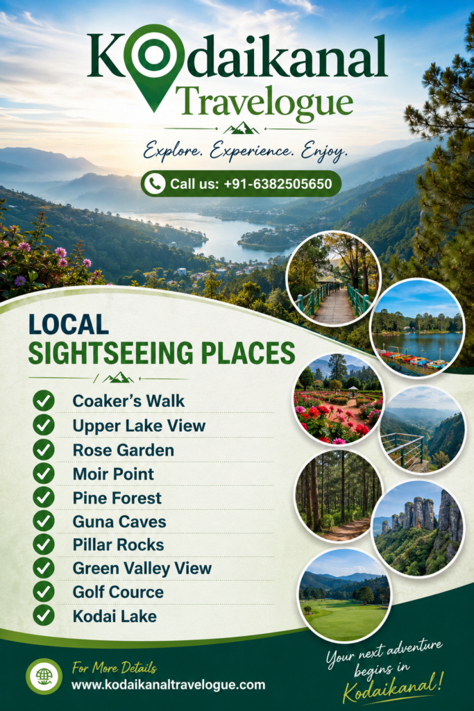 kodaikanal local sightseeing