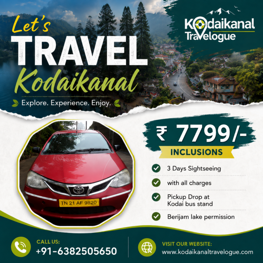 Kodaikanal cab service